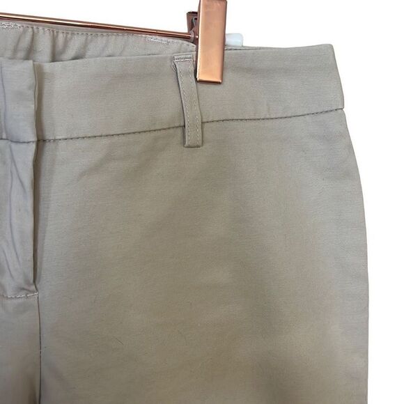 Willi Smith Cotton Blend Cropped Khaki Pants - Picture 4 of 7